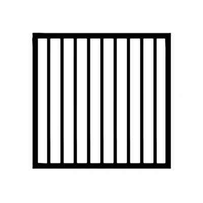 Steel Welded Commercial Flat Top Gate