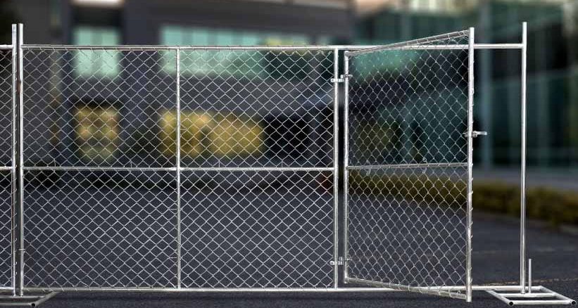 Temporary Chain Link Fence Gate