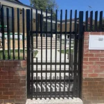 Vertical Blade Fence Gate