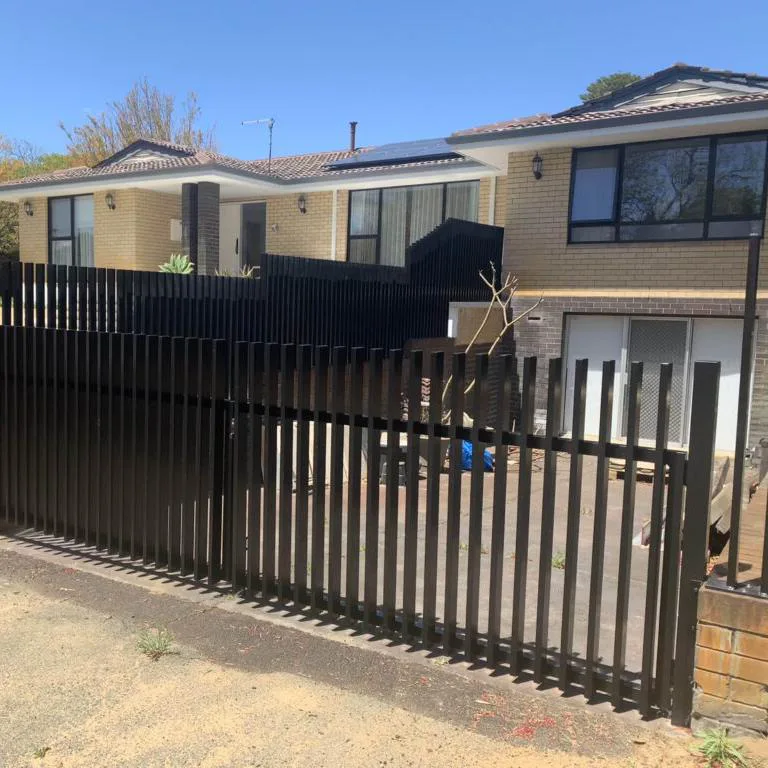 Vertical Blade Fence Gate