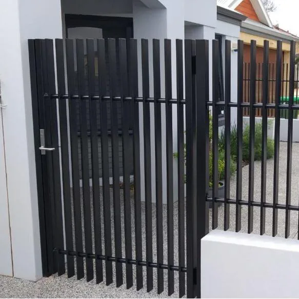Vertical Blade Fence Gate