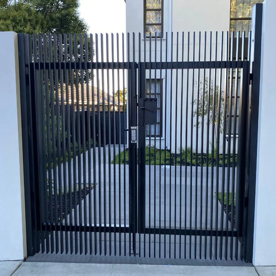 Vertical Blade Fence Gate