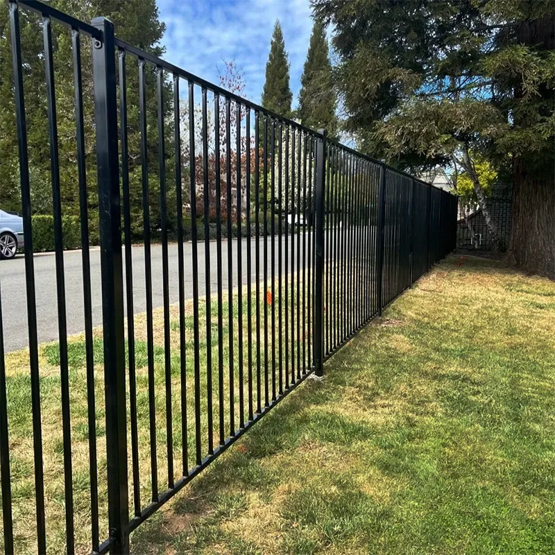 Steel Welded Residential Biasable Fence application