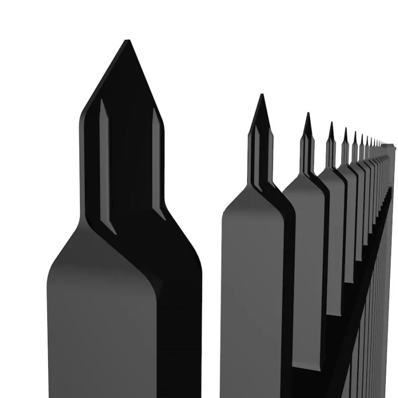 steel commercial spear top fence