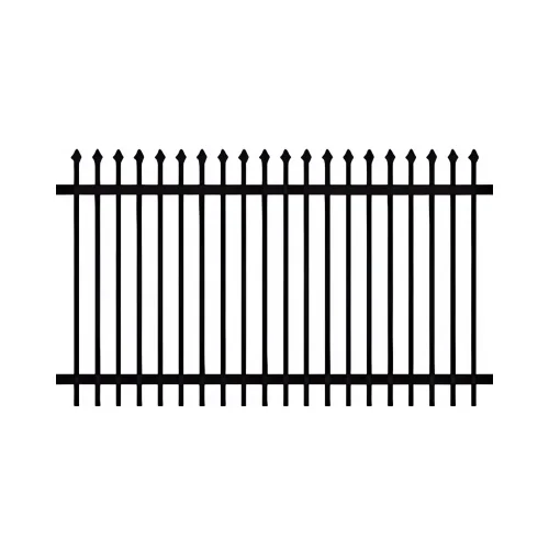 steel commercial spear top fence
