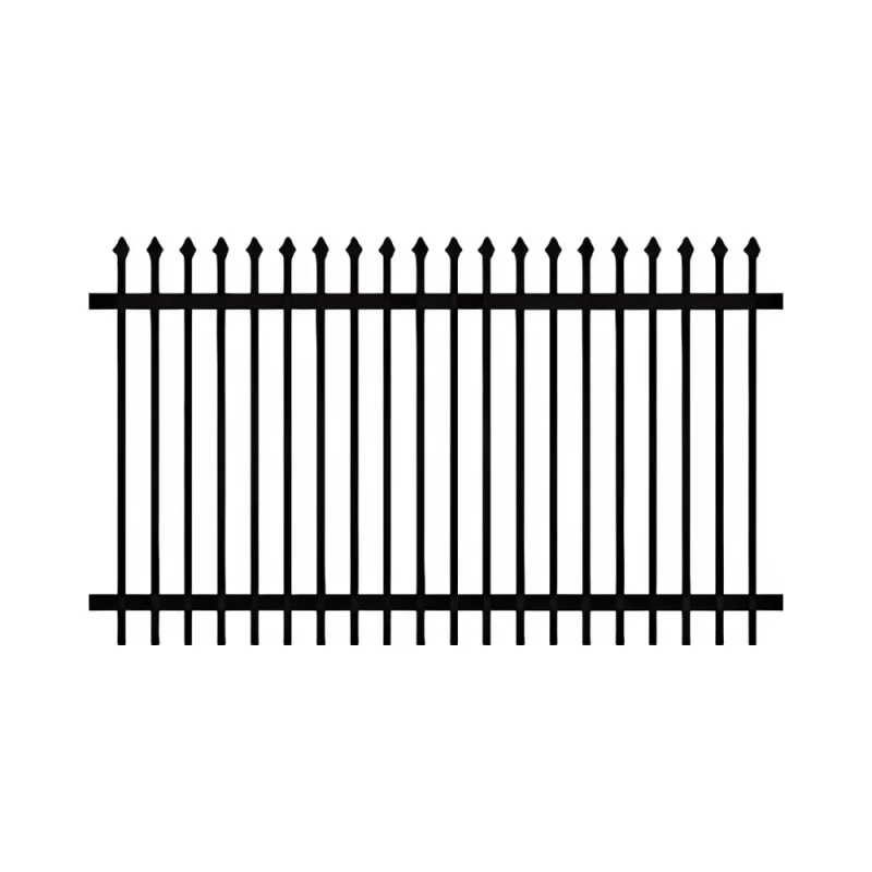 steel commercial spear top fence