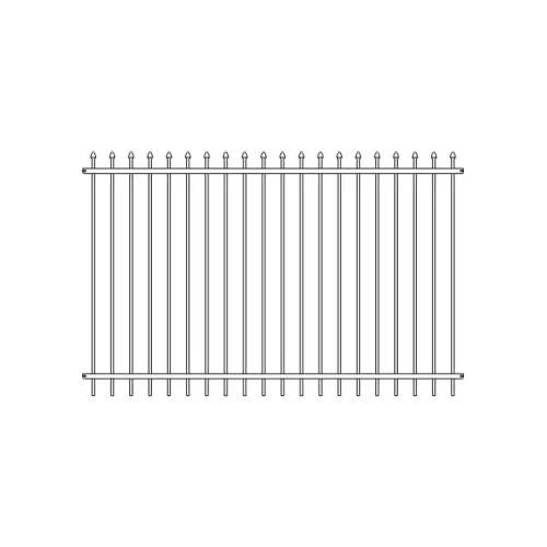 steel commercial spear top fence