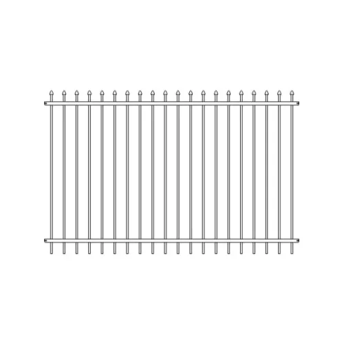 steel commercial spear top fence