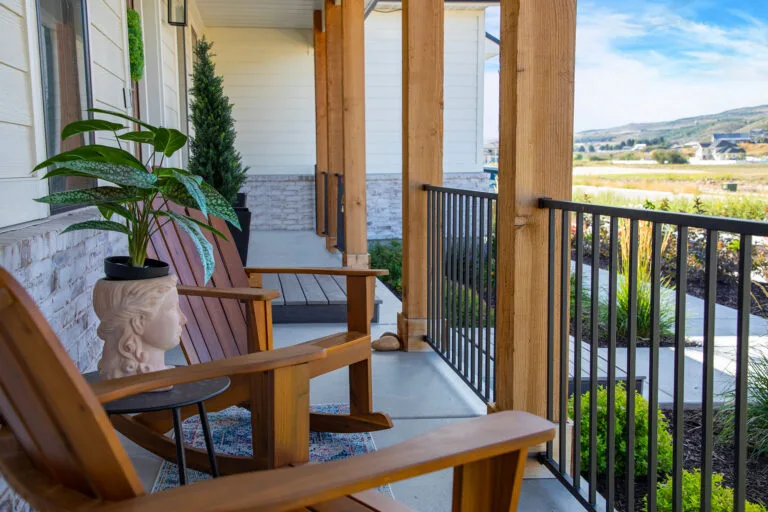 steel railing sence