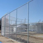Galvanized Steel Chain Link Fence Post​ Extender application