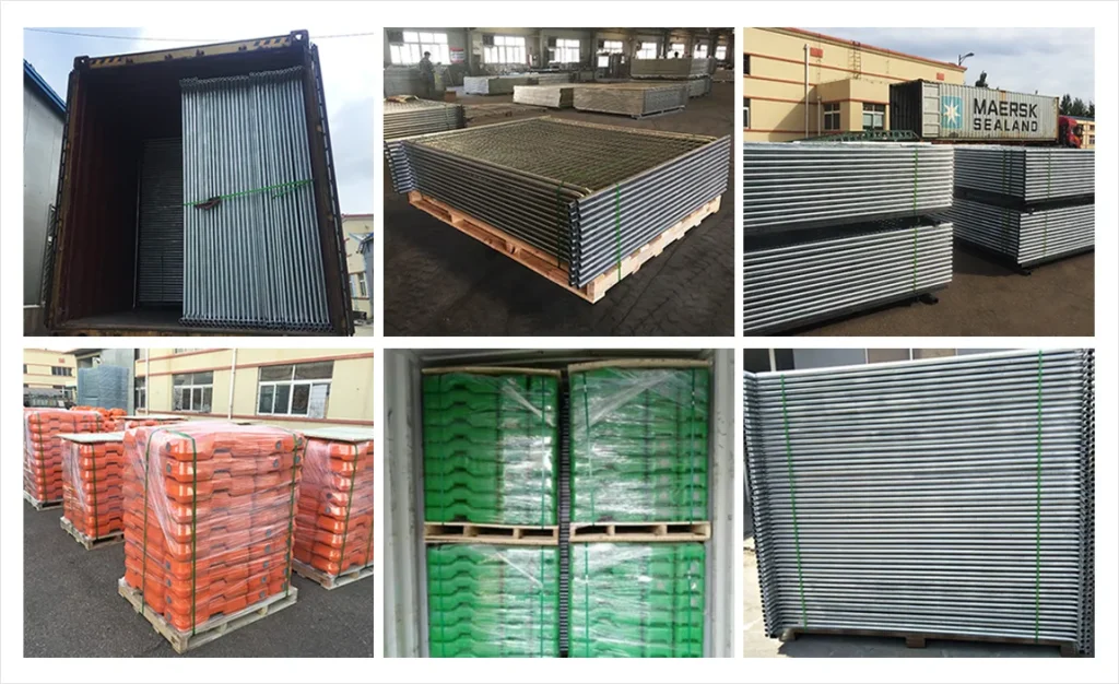 temporary fence gate package