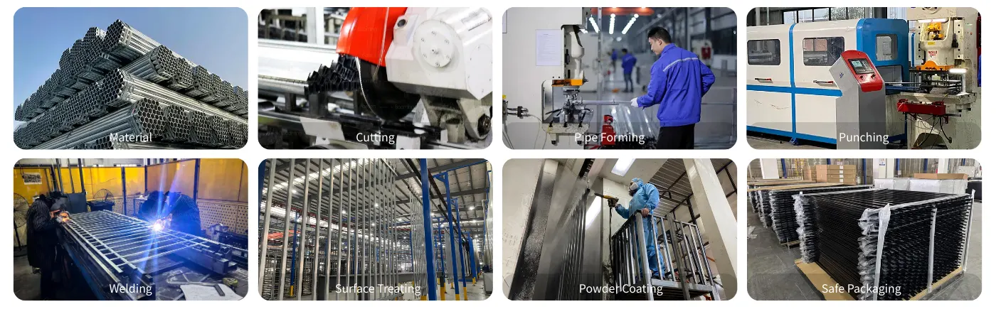 Aluminum Fence production Process