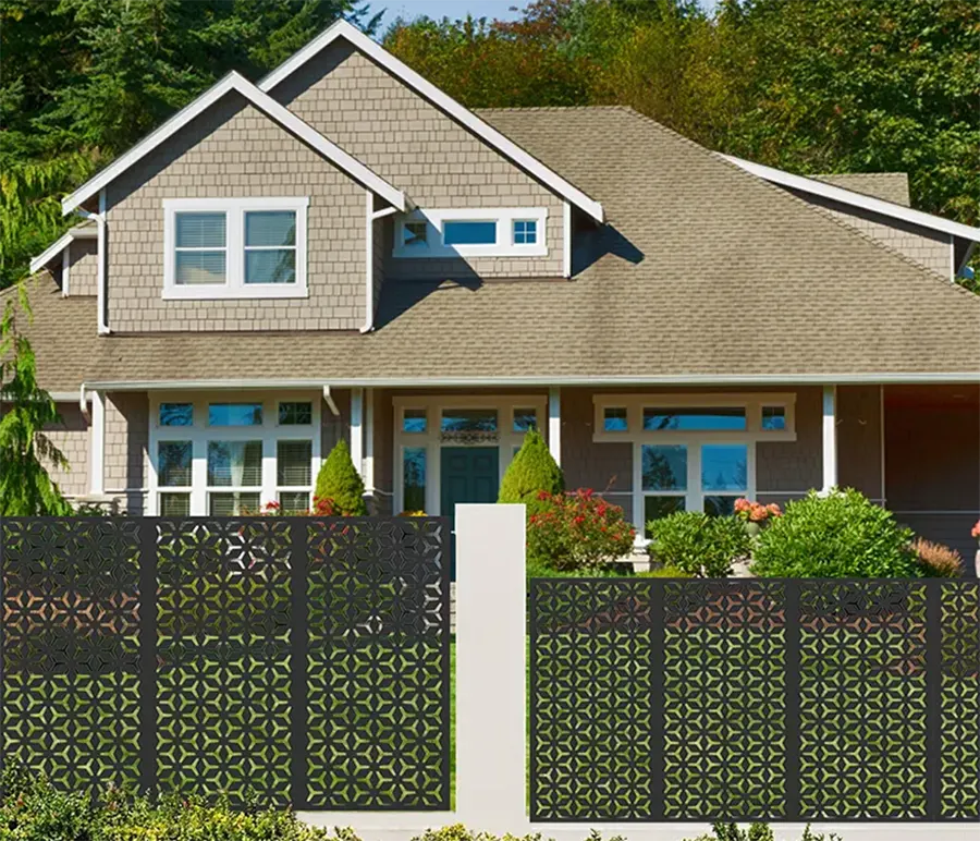 Laser Cut Privacy Panels