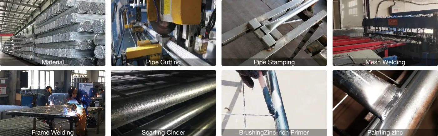 Tempoary Fence Manufacturing Process