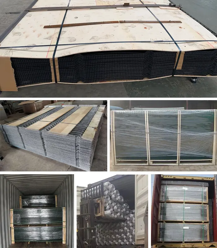 Wire Mesh Fence Packaging and Shipping