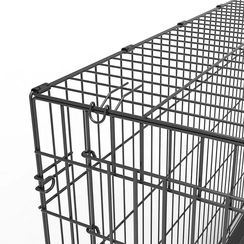 Folding Wire Dog Crate Detail