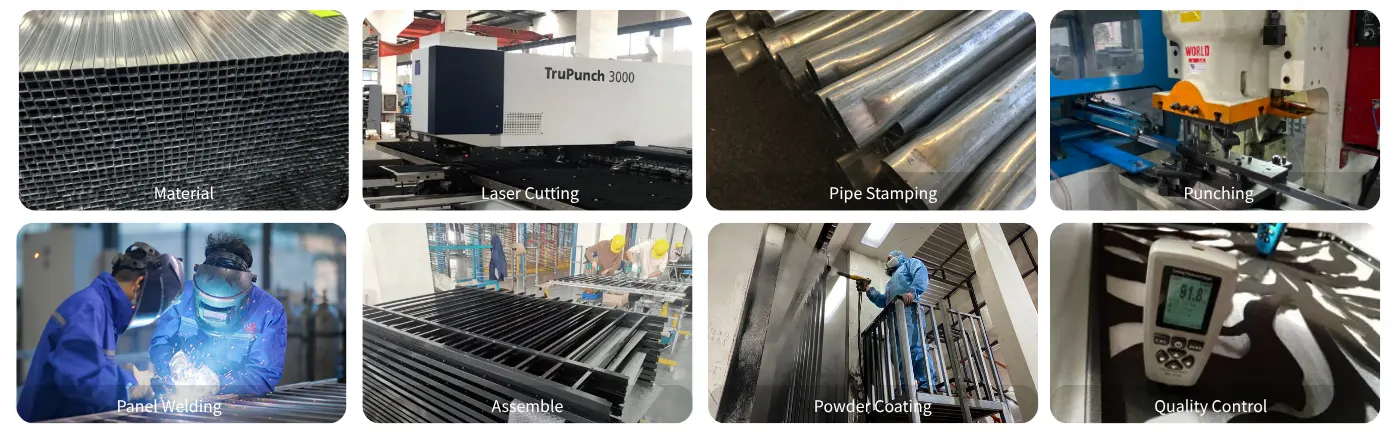 Garden Fence production Process