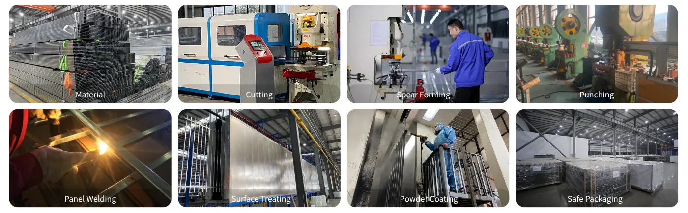 picket fence production Process