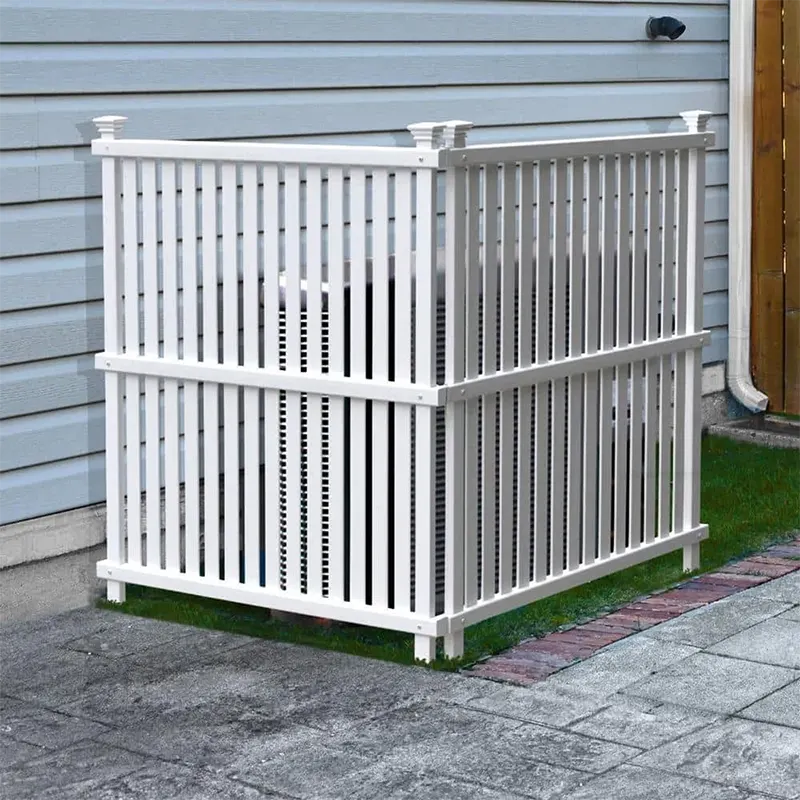 3 Rails Vinyl Privacy Screen Application