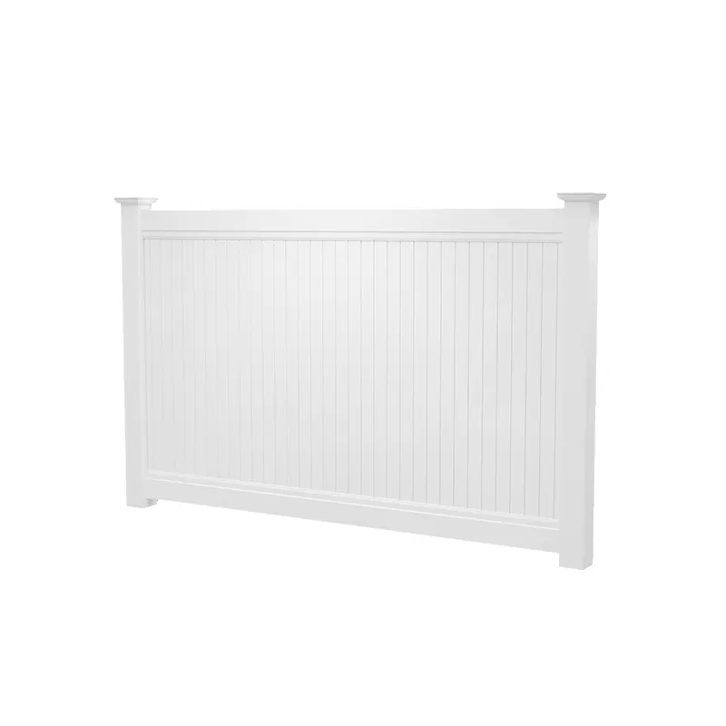 5ft White Full Privacy PVC Fence