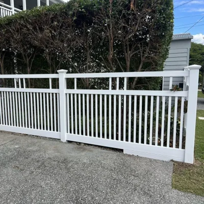 6ft Semi Privacy PVC Fence
