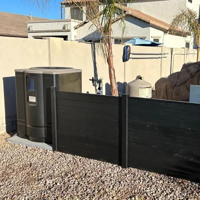 Outdoor PVC Privacy Screens application