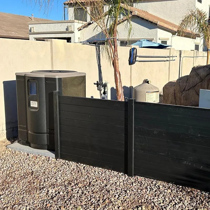 Outdoor PVC Privacy Screens application