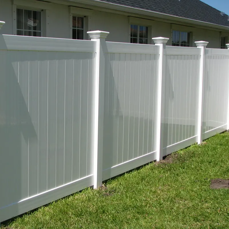 PVC Privacy Fence in Residential