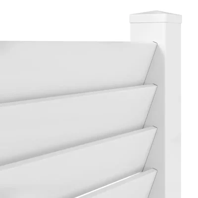 Premium PVC Louvered Fence Detail