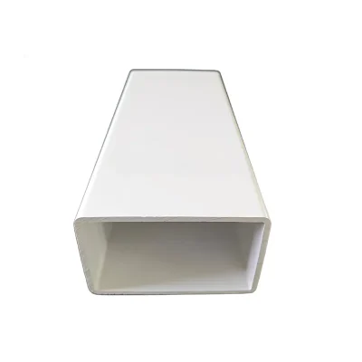 4" x 2-1/2" PVC Fence Post Detail