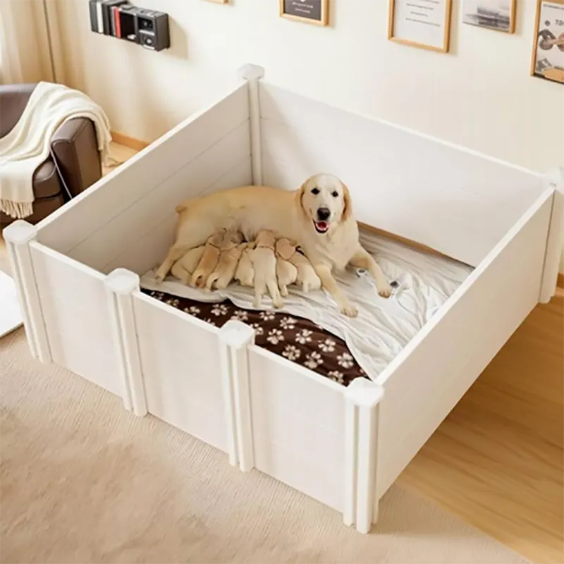 Dog Whelping Box for Mummy and Puppies