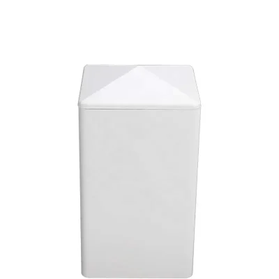 Flat vinyl fence post caps