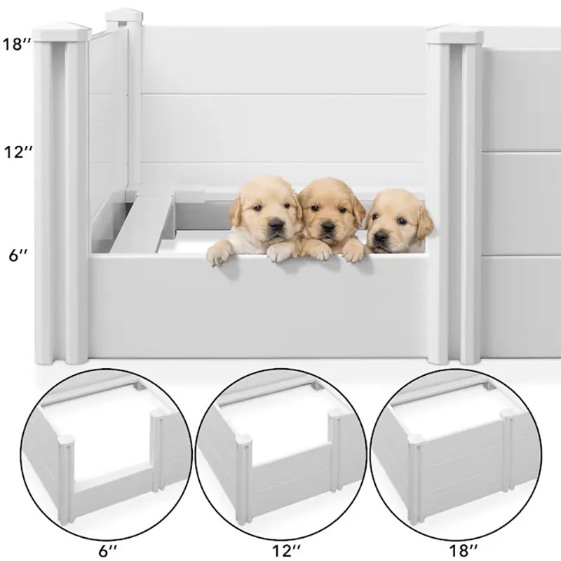 PVC Dog Whelping Box install