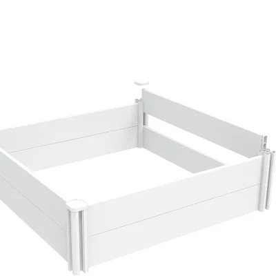 Vinyl Raised Garden Bed Inatall