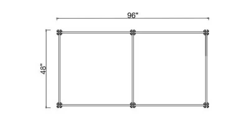 Screwless Planter Raised Bed Size