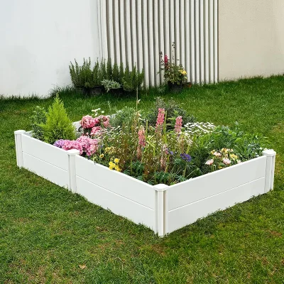 Vinyl Raised Garden Bed for flower