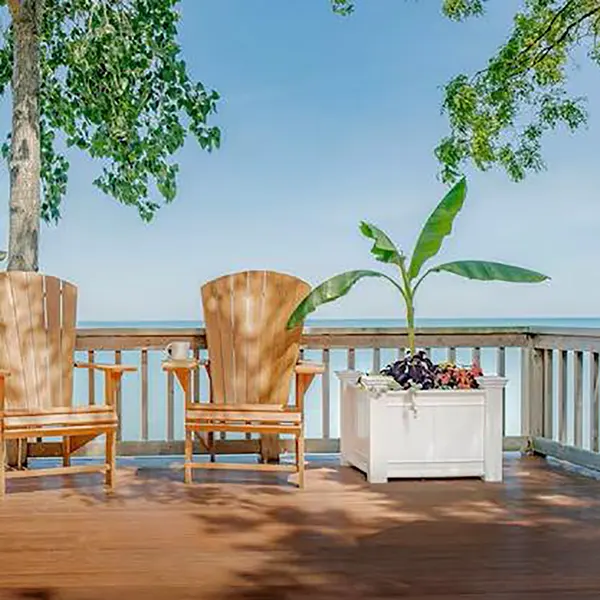 Square PVC Planter Box Application