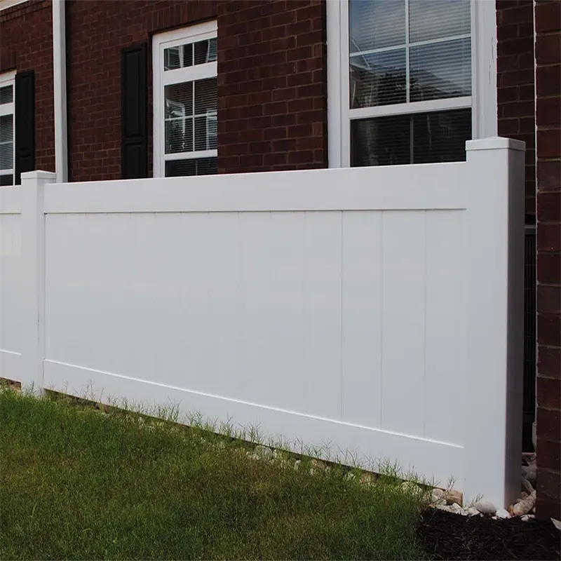 Vinyl Flat Post Cap Application