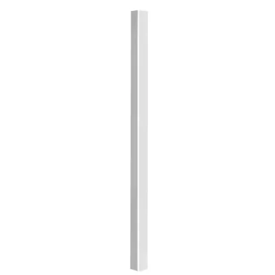 White PVC Fence Post