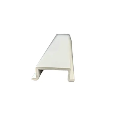 White Vinyl Fence U Channel for Post