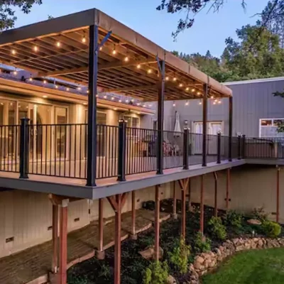 10ft Steel Infill Railing for Balcony