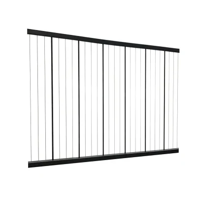 6ft Aluminum Vertical Cable Infill Railing