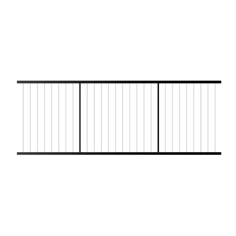 8ft Steel Vertical Cable Infill Railing