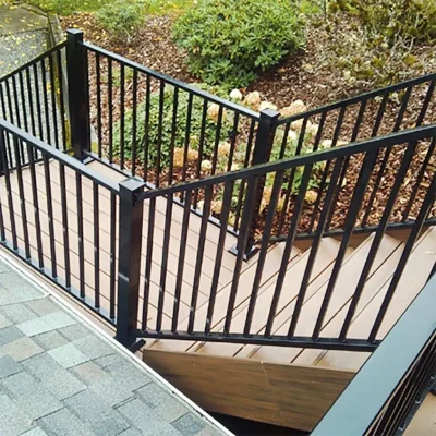 Adjustable Infill Railing for the terraces