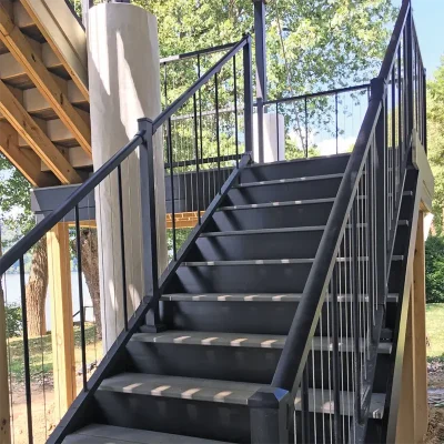 Adjustable Steel Infill Stair Railing