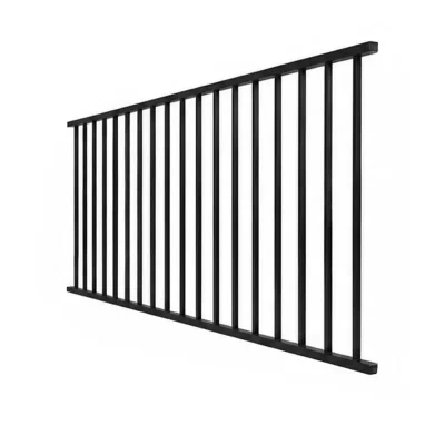 Black Steel Infill Railing Detail