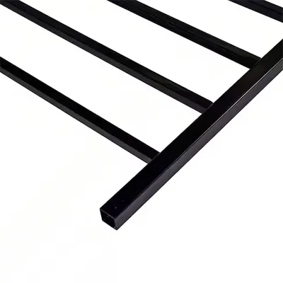 Black Steel Infill Railing Detail