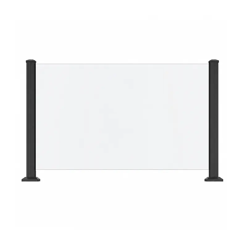 Glass Railing with Post