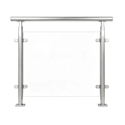 Stainless Steel Glass Railing with Spider Post